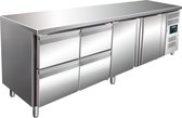 SARO Koelwerkbank incl. Ladenset met 2 x 2 lades Model KYLJA 4140 TN