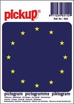 Pickup Pictogram 10x10 cm - Europese vlag