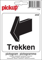 Pickup Pictogram 10x10 cm - trekken tekst met pijl