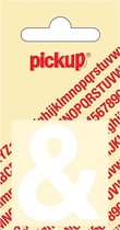 Pickup plakletter Helvetica 40 mm - wit &