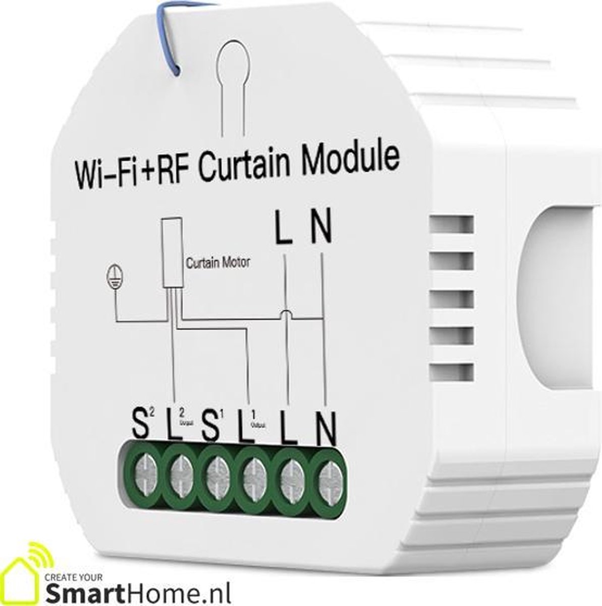 Smart Home gordijn/screen schakelaar - Wifi én RF