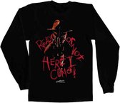 A Nightmare On Elm Street Longsleeve shirt -L- Here I Come Zwart