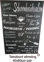 Tekstbord Schoonheidsalon Salon Specialist Nagel Tekstbord Wandbord Spreukbord Quotebord Cadeau Geschenk Verjaardag Moederdag Spreuken Spreuk Quoteborden Wand Quote Bord Muur Decor