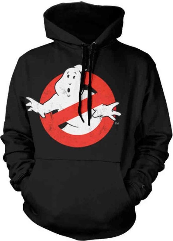 Ghostbusters Hoodie/trui -L- Distressed Logo Zwart