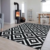 Tapiso Luxury Vloerkleed Antraciet Woonkamer Modern Tapijten Maat- 250x350