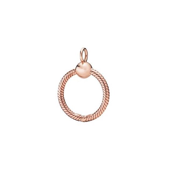 Hanger Moments O Rosé | Extra small 25 mm | 925 Sterling Zilver