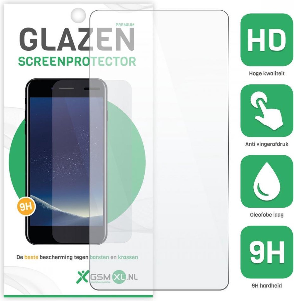 Xiaomi Mi 10T Lite - Screenprotector - Tempered glass - Case friendly
