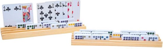 Afbeelding van het spel Domino- en kaarthouder 25,5 x 6 cm