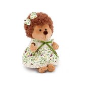 Fluffy the hedgehog in flower dress Orange toys knuffel Fluffy de egel in bloemen jurk
