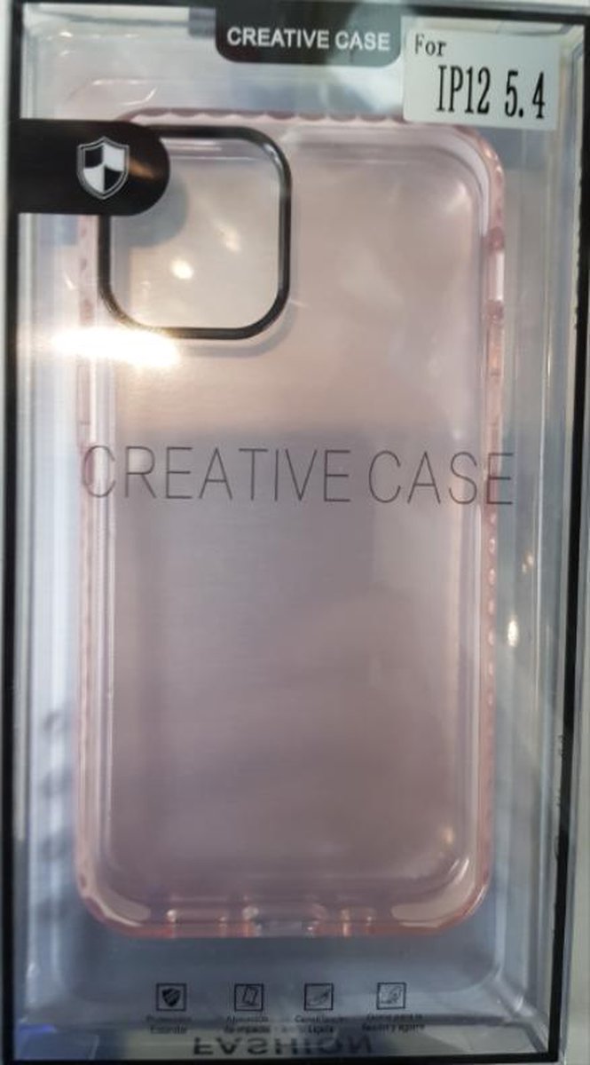 Creative Case | Iphone 12 Mini | Backcase | achterkanthoesje | marmer | High quality | Sterke randen
