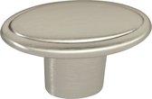 AVENUE decoration meubelknop | model " Oval " | 38 x 25 mm | RVS