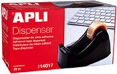 APLI Plakband Dispenser voor plakband van 33M - Zwart.