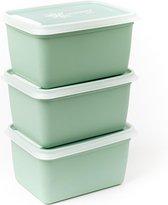 Boîtes de congélation Amuse Alaska BIO - Boîtes de conservation - Set de 3 - 1000 ml