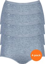 Sloggi Women Basic Maxi - dames maxi slip (4-Pack) - grijs - Maat: 48