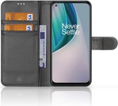 Smartphone Hoesje OnePlus Nord N10 Bookcase Palm Leaves