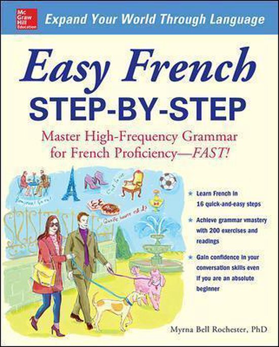 Easy French Step By Step, Myrna Bell Rochester 9780071453875 Boeken
