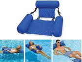 Rs&k WaterHangmat- Opblaasbare Water zitstoel - Zwembad - Blauw