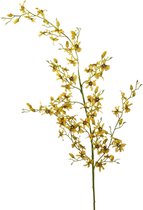 Viv! Home Luxuries Orchidee - zijden bloem - geel - groot - 120cm - topkwaliteit