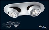 PORTO LED Inbouwspot 2 X 7,5W GRIJS PODIUM LIGHT PHILIPSProduct merk Podium Philips