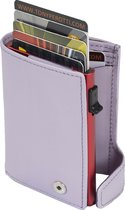 Tony Perotti Furbo RFID Creditcardhouder met papier- en kleingeldvak - Lila container Rood