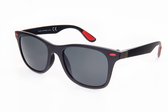 IZZLE Zonnebril Heren PZ20-098 - Polariserend - UV400 - Zwart met rood montuur/Gekleurd glas