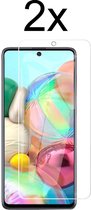 Samsung A02S screenprotector - Beschermglas Samsung Galaxy A02S Screen protector glas - 2 stuks