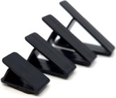 4CONNEXX triclip | hersluitbare kabelklemmen om kabels netjes te ordenen | zwart | 4 STUKS
