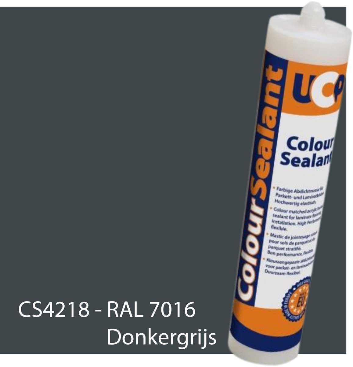 Acrylaat Kit - ColorSealant - Overschilderbaar - CS4218 - Donkergrijs RAL 7016 - 310ml koker