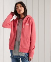 Superdry Dames Trui Klassieke Orange Label hoodie met rits