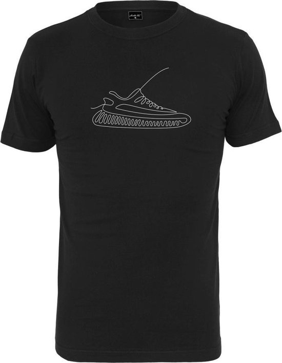 Mister Tee - One Line Sneaker Heren T-shirt - M - Zwart