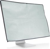 kwmobile hoes voor 24-26" Monitor - Beschermhoes voor PC-monitor in lichtgrijs - Beeldscherm cover