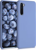 kwmobile telefoonhoesje voor OnePlus Nord - Hoesje met siliconen coating - Smartphone case in lavendelgrijs