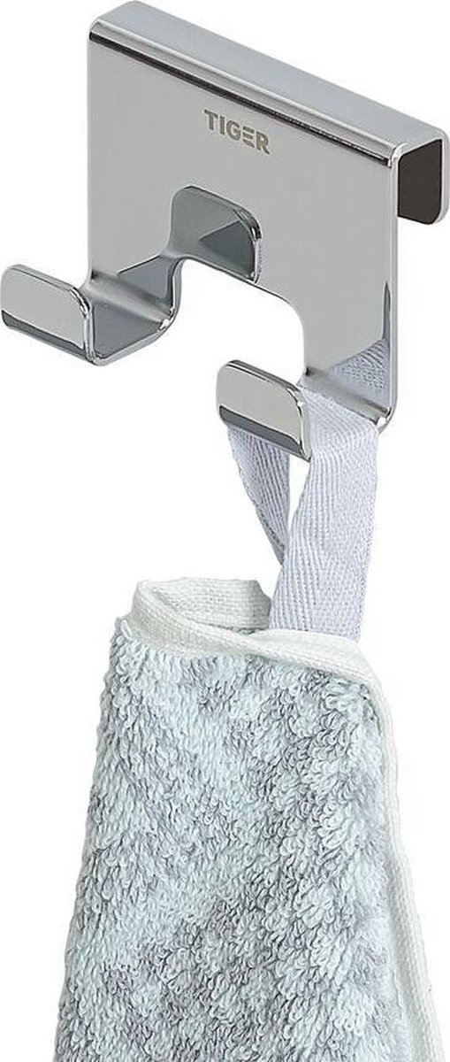 Tiger Caddy Crochet porte-serviette - pour cabine de douche - 68mm - chrome  - 1401230346 