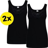 Beeren Dames Hemd Madonna Zwart - XXL - 2-Pack