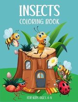 Insects coloring books for kids ages 4-8