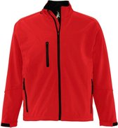 SOLS Men's Relax Soft Shell Jacket (respirant, coupe-vent et résistant à l'eau) (Rouge)
