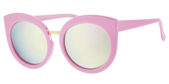 Kinderzonnebril 8 - 12 jaar Meisjes Tutorial Pink Mirror Kinderbril Zonnebril Junior Uv-straling