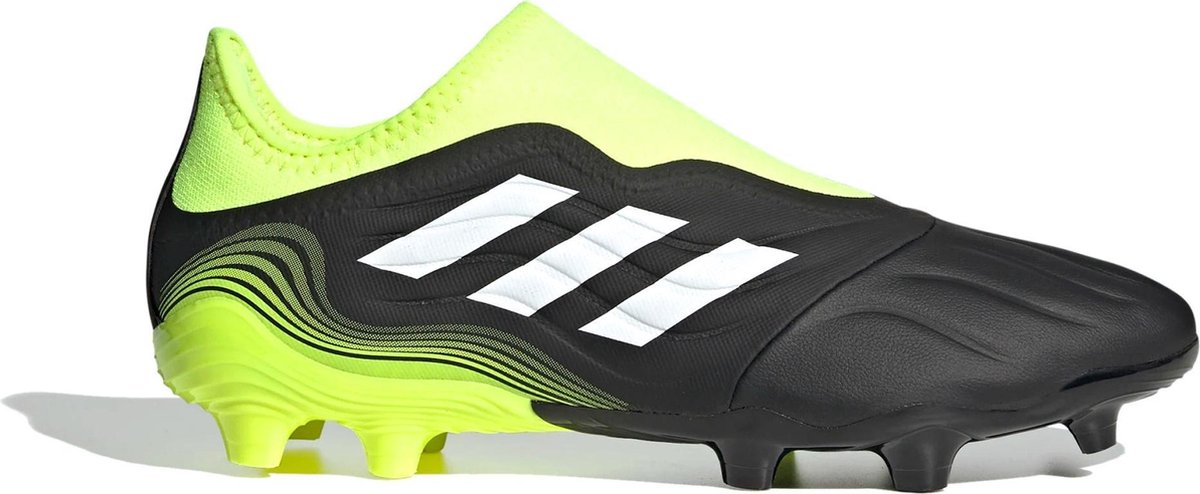adidas adidas Copa Sense.3 Laceless FG Sportschoenen - Maat 46 - Mannen -  zwart - wit - geel