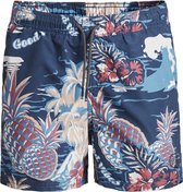 JACK&JONES JUNIOR JJIBALI JJSWIMSHORTS AKM TROPICANA JR Jongens Zwembroek - Maat 152