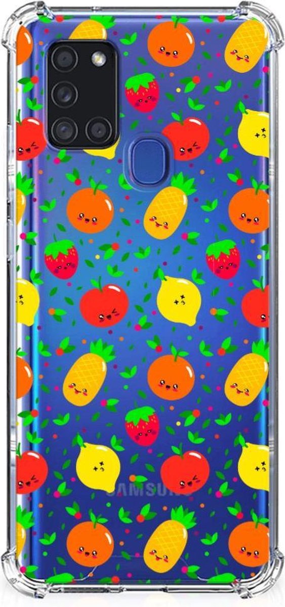 Samsung Galaxy A21s Beschermhoes Fruits