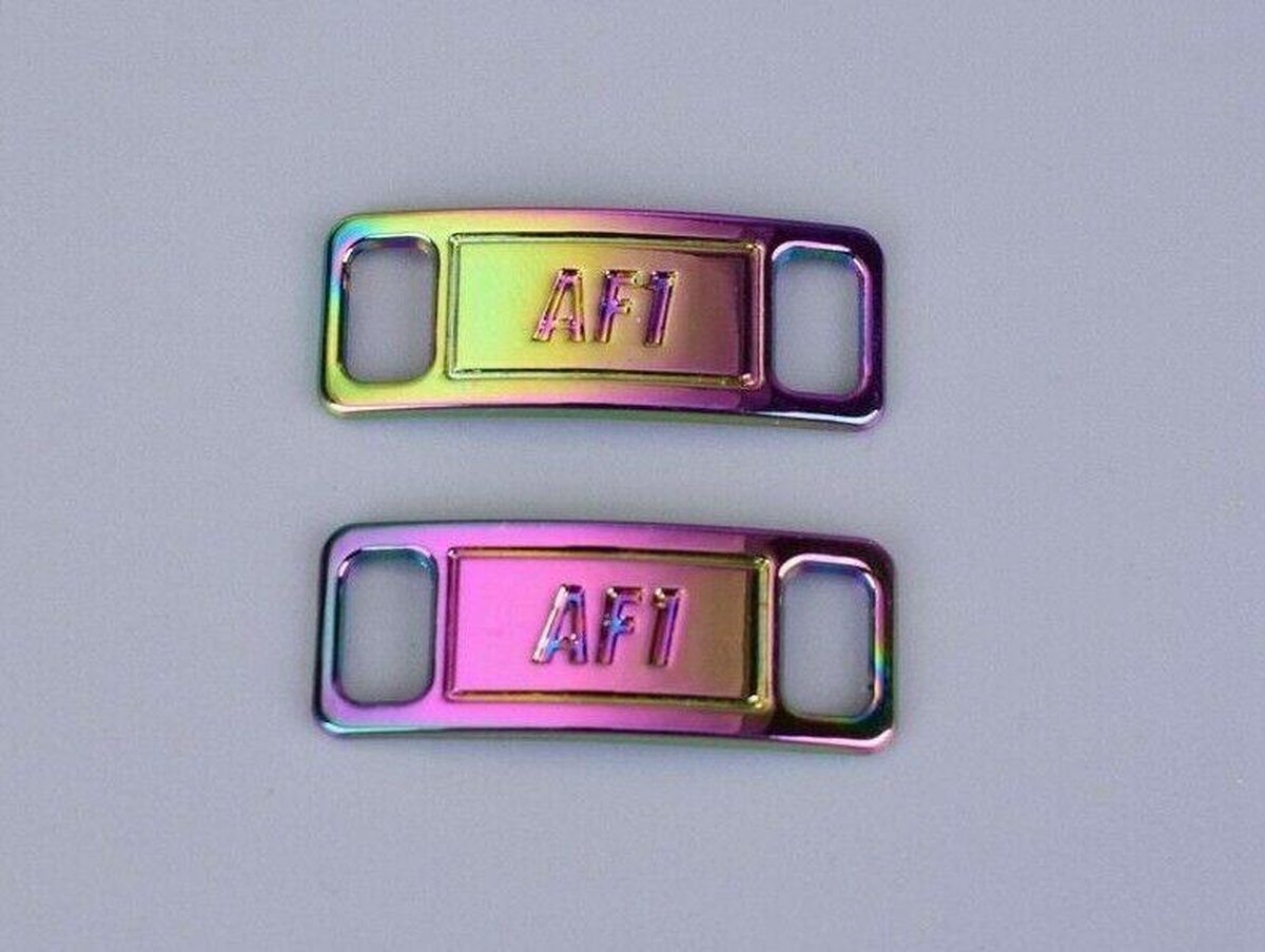 AF1 Sneaker tags | Sneakerveters | Regenboog | Schoenaccessoires | Schoenveters
