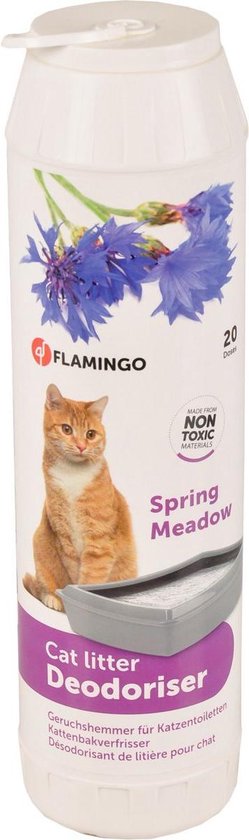Kattenbak Deo Cat Spring Meadow - Wit - 750 gr | bol.com