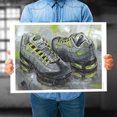 Air max 95 og neon art print (70x50cm)