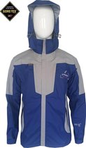 Gore-Tex® Outdoor-strategy jas 100% waterdicht ademend en warm outer shell regenjas paars/blauw XL