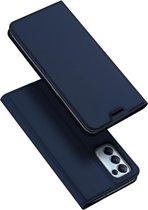 Oppo Find X3 Lite Bookcase Hoesje Donkerblauw - Dux Ducis (Skin Serie) + Cacious Screen Protector