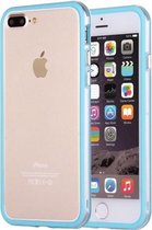 Voor iPhone 8 Plus & 7 Plus TPU + pc combinatie bumperframe (blauw)