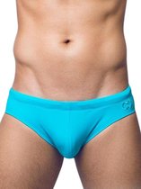 2Eros V10 Core Zwemslip Aqua | Maat S | Heren zwembroek | Mannen zwembroek | Speedo | Gerecycled Nylon - Duurzaam