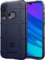 Schokbestendig, robuust schild Volledig beschermend siliconen hoesje voor Huawei nova 5i Pro / Mate 30 Lite (blauw)