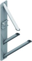 ELEMENTS Element plankdrager - Hoogte 225 mm - Belastbaar tot 30 kg - Inclusief montagemateriaal - Grijs metallic