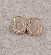 Jobo By JET - Sun earring - Gold - Goudkleurige dames oorbellen - Diamanten - trend 2021